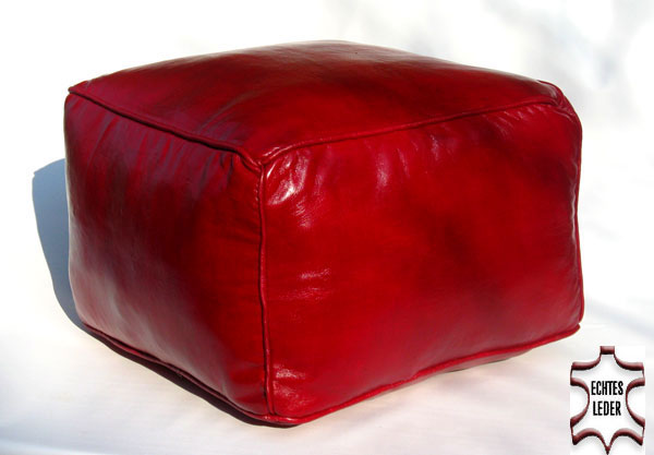 Orientalisches Sitzkissen Carre 45x45 cm Rot