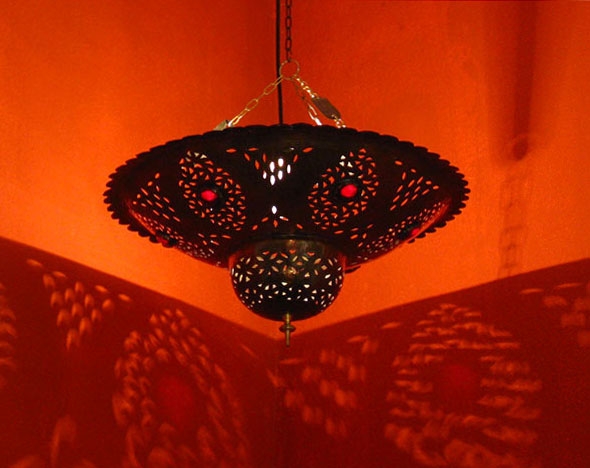 Marokkanische Deckenlampe Bokobba 50cm