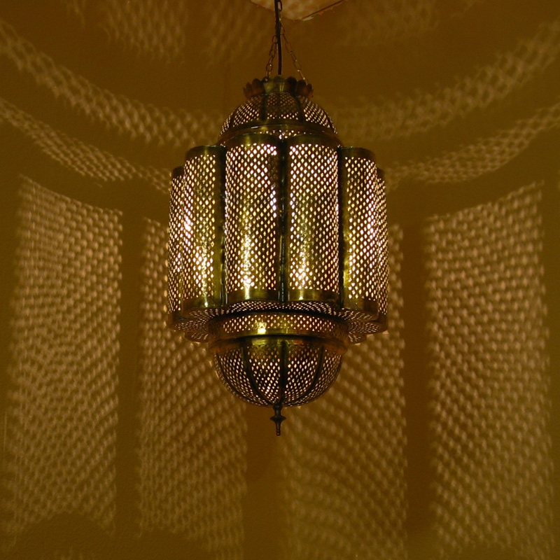 Orientalische Messinglampe Amira