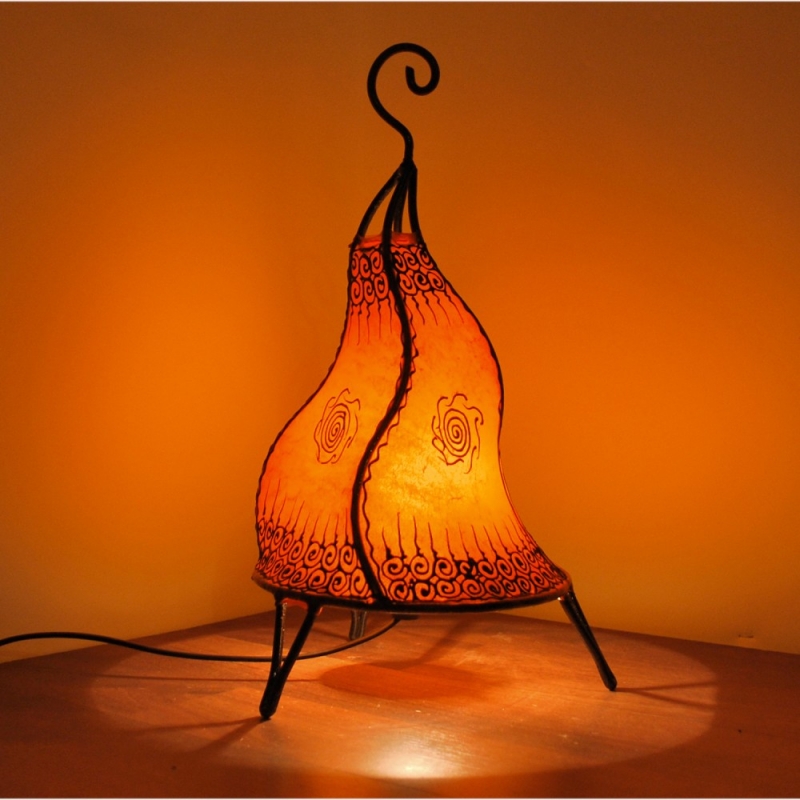 Henna-Stehlampe CHEVAL40 orange