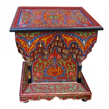 Orientalischer Teetisch aus Holz 