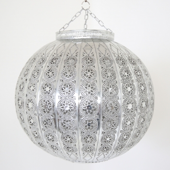 Orientalische Deckenleuchte KORA_KAZDIR_M Silber