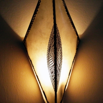 Marokkanischer Lampenschirm RISHA Natur H60cm