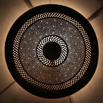 Orientalische  Marokkanische Wandlampe  -Dora Schabka S- aus Messing D50cm