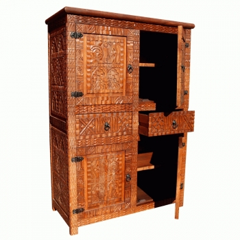 Marokkanischer Holzschrank -Barbari-