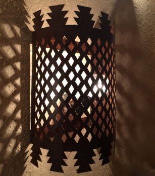 Orientalische wandlampe Wandschirm  SCHABKA-M