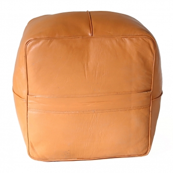 Marokkanische Sitzkissen CARRE Cognac Braun