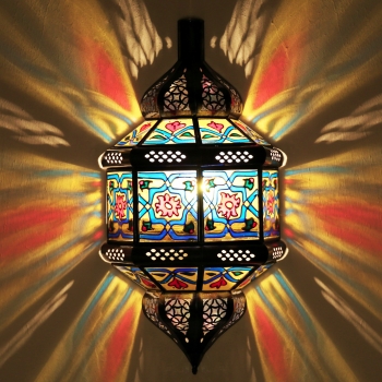Orientalische Wandlampe aus Glas TITA MELOUNA