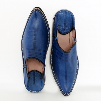 Marokkanischer Schuhe Blau