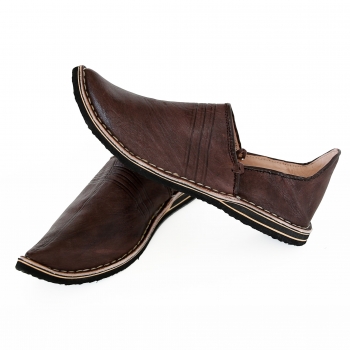 Marokkanischer Schuhe Dunkel braun