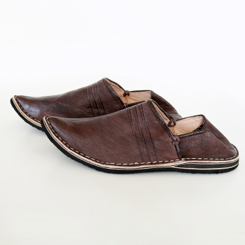 Marokkanischer Schuhe Dunkel braun