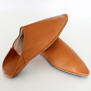 Marokkanische Leder Schuhe Cognac Gr. 40-44