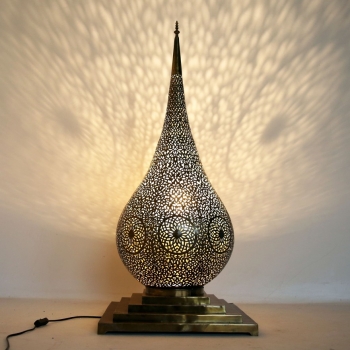 Orientalische Stehleuchte DAMIA XL Messing H95cm