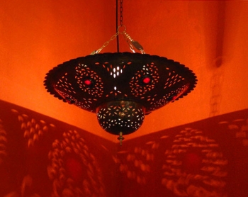 Marokkanische Deckenlampe Bokobba 50cm