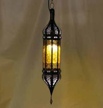 Arabische Lampe Sultan H72cm, Amber