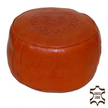 Marokkanisches Sitzkissen SALE Orange D42cm