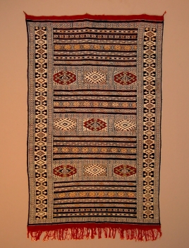 Marokkanischer Kelim ,,Khemissat handgeknüpft Maße:  1,94 x 1,16 m