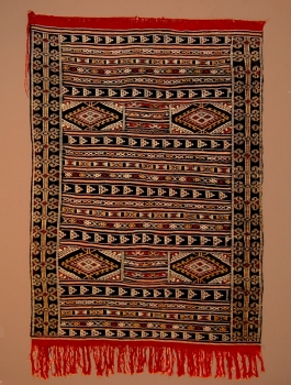 Berber Kelim ,,Khemissat handgeknüpft Maße: 1,80 x 1,16 m