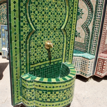 Orientalischer Mosaikbrunnen 