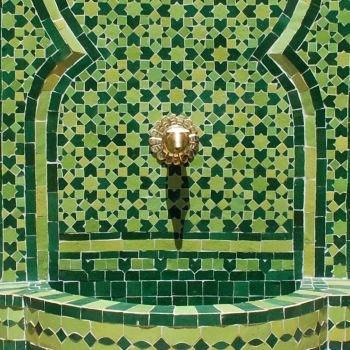 Orientalischer Mosaikbrunnen 