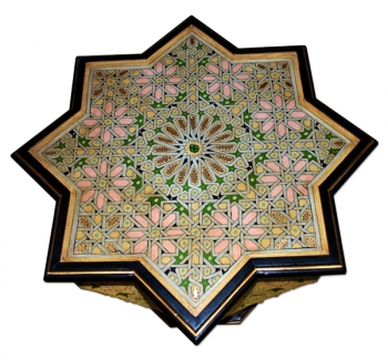 Orientalischer Stern-Tisch NEJMA D75cm