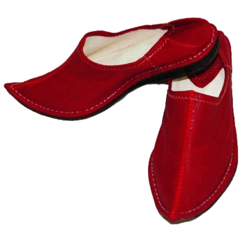 Marokkanische Lederschuhe Babusche Rot