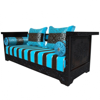 Orientalische Couch Turquio B230xT75cm