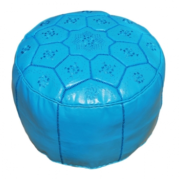 Sitzkissen aus Marokko Tarz D54cm Türkisblau