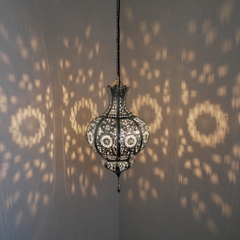Orientalische Lampen YAMINA Silber